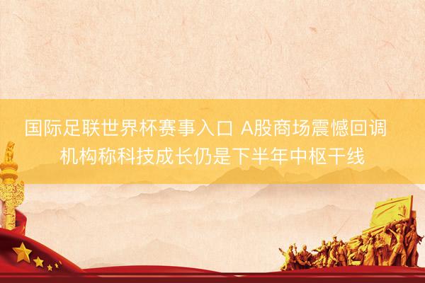国际足联世界杯赛事入口 A股商场震憾回调 机构称科技成长仍是下半年中枢干线