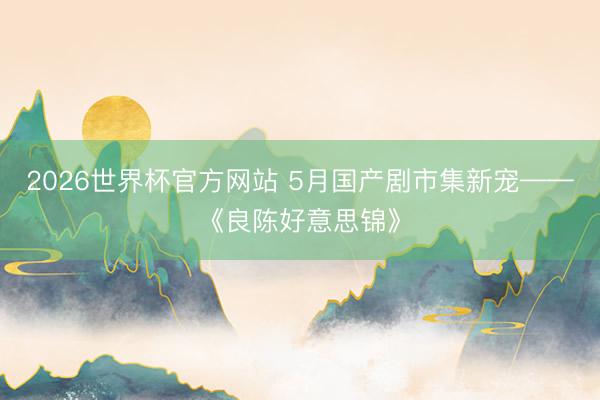 2026世界杯官方网站 5月国产剧市集新宠——《良陈好意思锦》